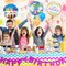 36PCS Happy Birthday Foil Balloons, 18" Round Mylar Foil Helium Balloon Floating Inflatable Birthday Balloons